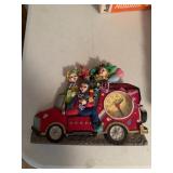 Clown Car Wall Clock Resin Figurine