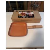 Red Copper Square Essentials Fry Pan