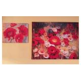 Floral Canvas Prints, 16x20' & 30x37'