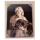 Marilyn Monroe Quote Wall Art 12x16'