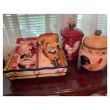 Rooster-Themed Kitchenware Lot