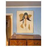 Denise Signed Portrait Oil Painting 30x40'