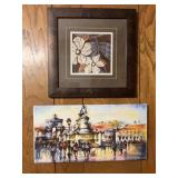 Two Wall Art Pieces, 8' x 16' and 12'x