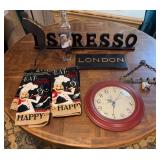 Decorative Mixed Kitchen and Wall Art Lot