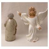 Angel Ceramic Figurine Pair