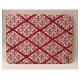 18x24' Fabric Memo Board with Red Damask