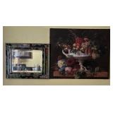 Two Framed Wall Pieces, 17 x 14 and 20 x 24'