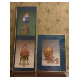 Framed Fabergé Egg Art Prints, 16x20 and 12x