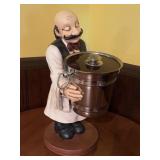 Chef Wine Cooler Ice Bucket Statue