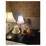 Table Lamps with Shades lot