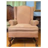 Upholstered Wingback Armchair, 40.5x27'