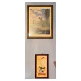 Framed Wall Art Prints, 12x7' & 13x17'