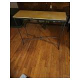 Metal Console Table with Stone Top, 36' x 8'