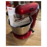 DASH Everyday Stand Mixer Red with Attach