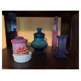 Decorative Lot: Teleflora Gift Boxes, Art Vtg