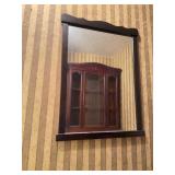 Rectangular Wall Mirror 28x38' Wooden Frame