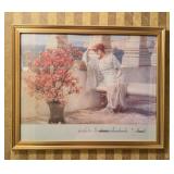 31x25' Framed Alma-Tadema Art Print and Mirror