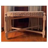 Wicker Removable Tray Table, 32x16x20'