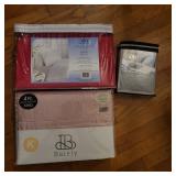 King Size Sheet Sets and Pillowcases Bundle