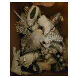 Stuffed Animals and Christmas Ornaments Lot