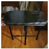 Black Wood Side Table, 30' x 18.5' x 30'