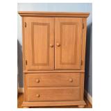 Wooden Armoire Cabinet, 35x17x51 Inches