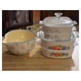 Corning Ware Bakeware and Country Inn Mixing