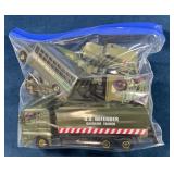 8 Military Die-Cast Toy Vehicles