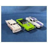 3 Diecast Muscle Cars Models
