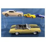 Four Diecast Classic Muscle Cars