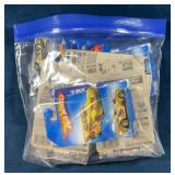 Bag of 12 Carded Die-Cast Cars
