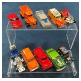 10 Diecast Toy Cars and Trucks
