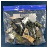 Bag of Military Toy Vehicle Lot, 20 Pieces