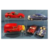 5 Die-Cast Model Cars