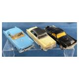 3 Die-Cast 1:43 Ford Model Cars