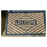 Coir and Rubber 'Welcome' Doormat