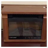 Heat Surge Small Space Heater Wood Casing