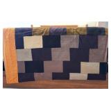 Handmade Patchwork Quilt Multi-Color Cotton