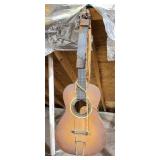 Melody Parlor Guitar With Heavy Wear