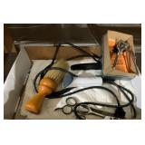 Barber Tool Kit With Clippers, Scissors, Brush