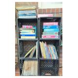 Children's Books, Puzzles, and Storage Crates