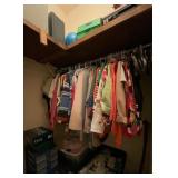 Closet Clothing, Boxes, Miscellaneous Items