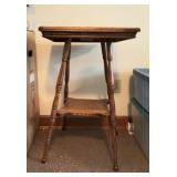 Wooden Square Side Table, 18x18x29, Loose Top