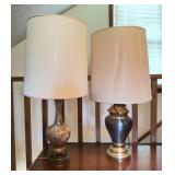 Table Lamps, 35' and 33' Tall