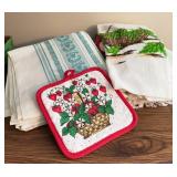 Tablecloth, Dish Towels, Pot Holders