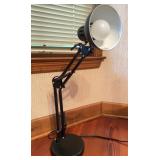 Adjustable Black Metal Table Lamp, 25ï¿½ Tall