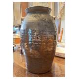 Southern Pottery Storage Jar, 17' Tall, Cracked
