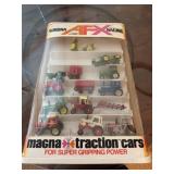 Aurora AFX Magna-Traction Toy Tractor Set