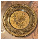 12' Ornate Plastic Decorative Plate