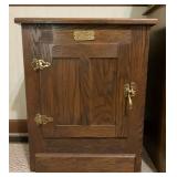 White Clad Oak Ice Box with Video Contents